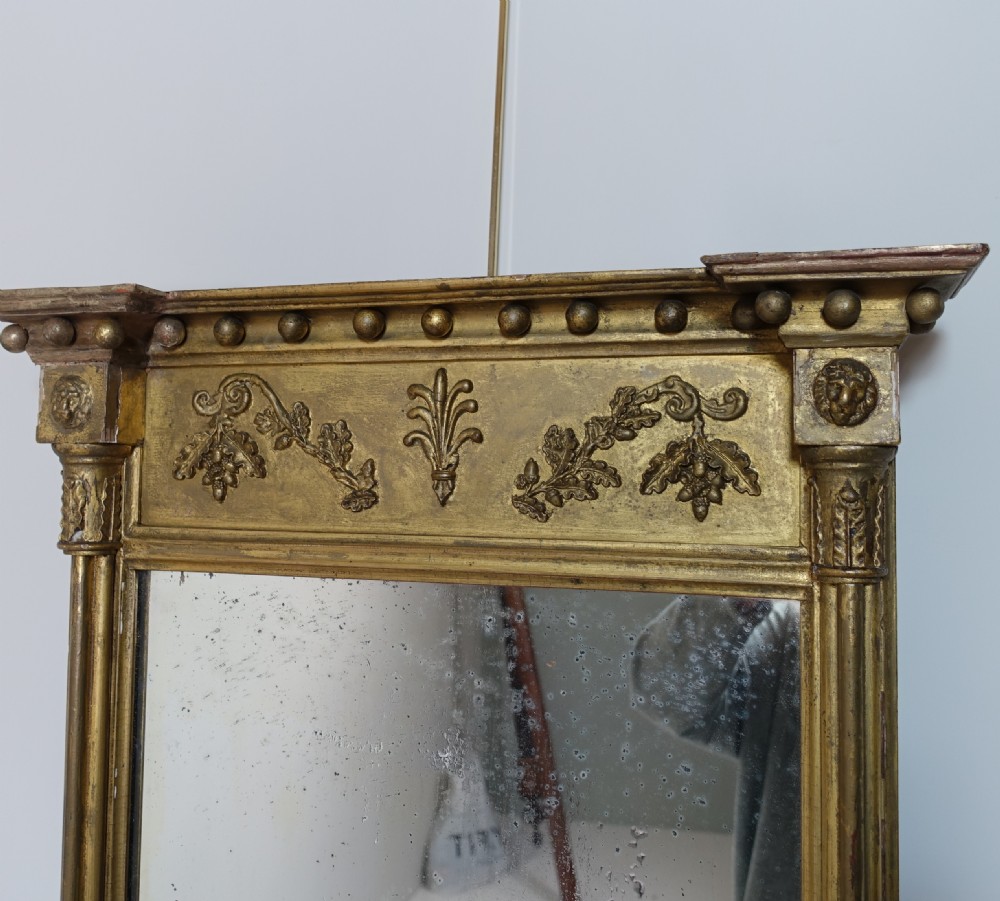 REGENCY GILT PIER GLASS MIRROR View II