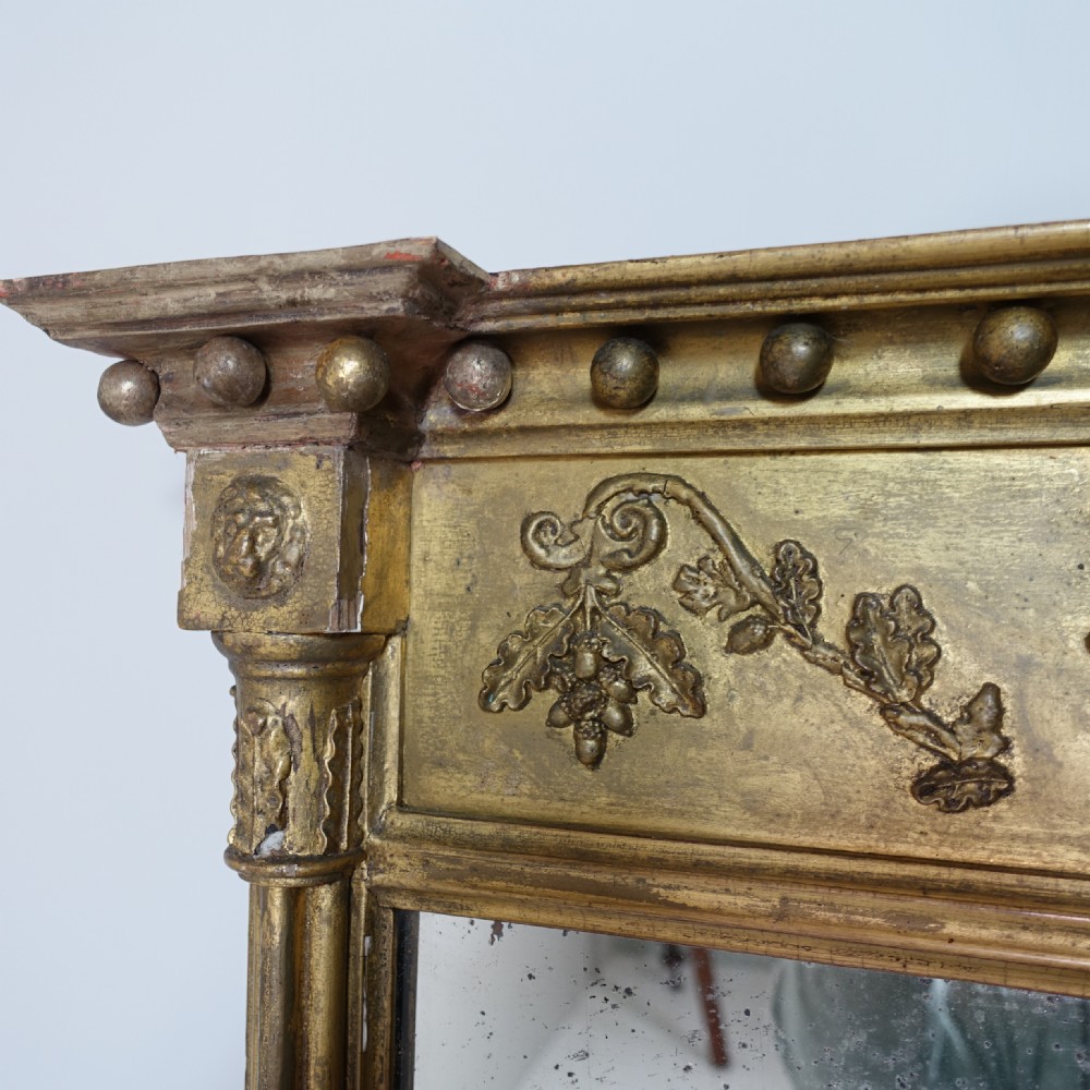 REGENCY GILT PIER GLASS MIRROR View V