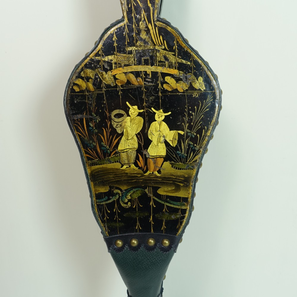 PAIR OF 19TH C FIRE BELLOWS View II