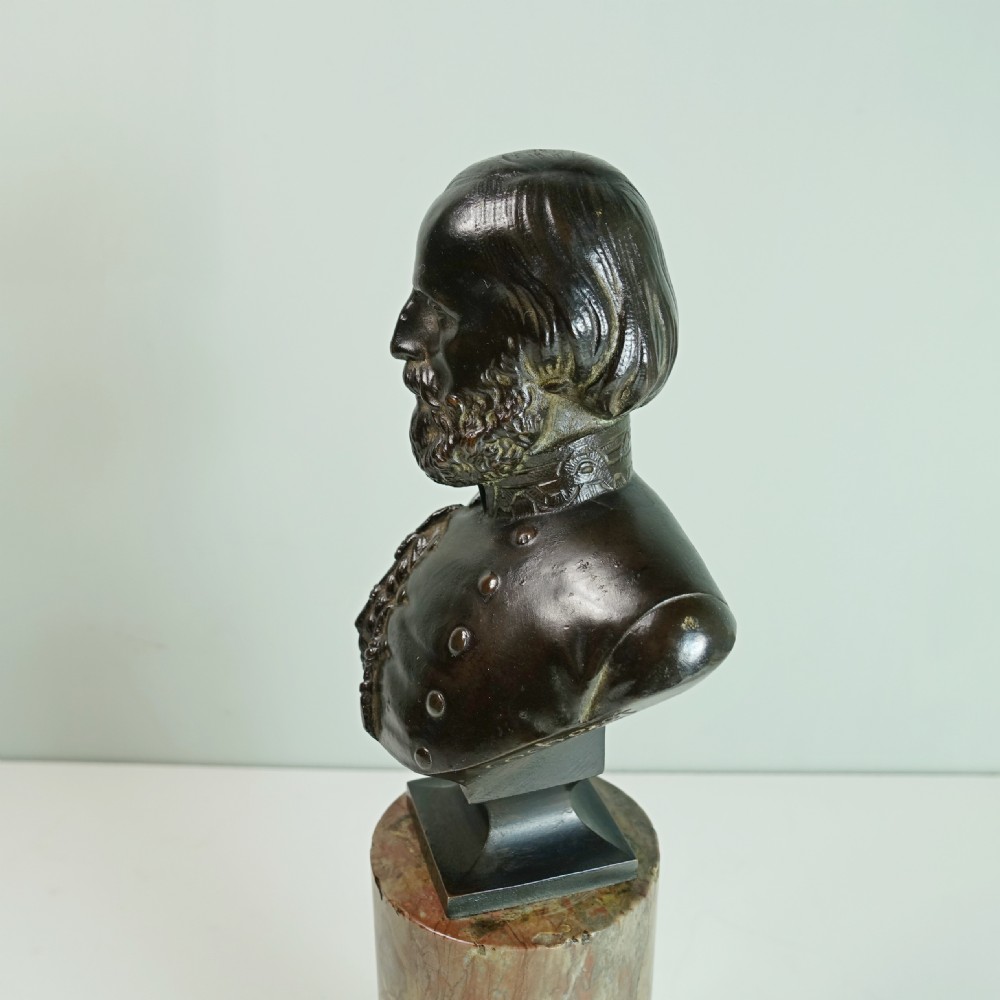 19TH C BRONZE BUST OF GARIBALDI View IV