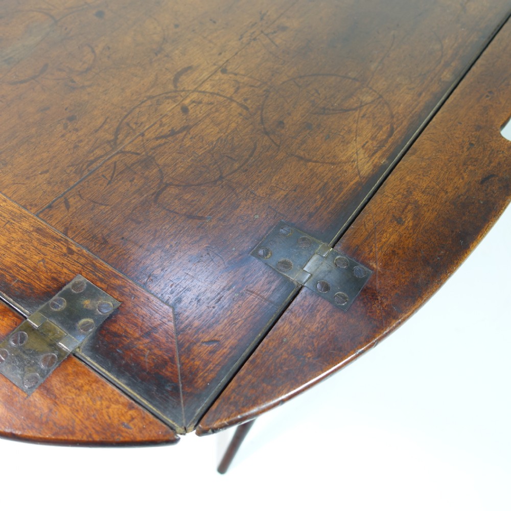 GEORGE III MAHOGANY BUTLERS TRAY & STAND View V