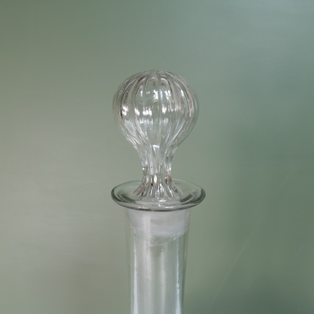 PAIR OF LARGE 19TH C DECANTERS View IV