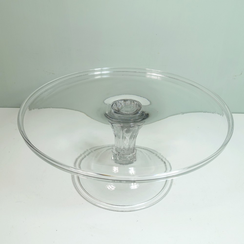 GEORGE III GLASS TAZZA View II