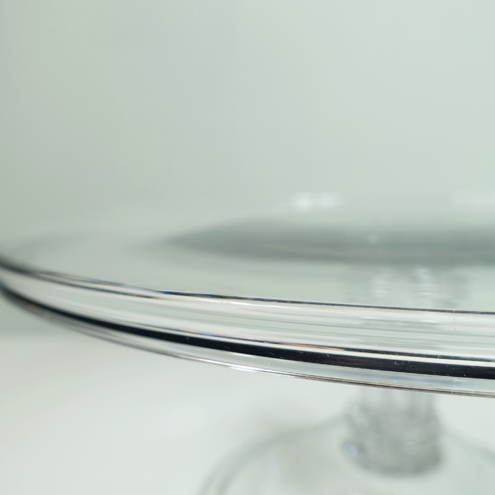 GEORGE III GLASS TAZZA View V