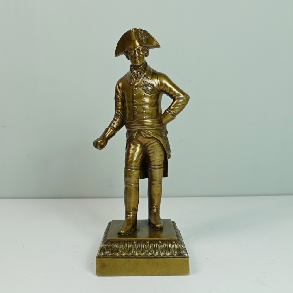19TH C BRONZE OF FREDERICK THE GREAT, KING OF PRUSSIA