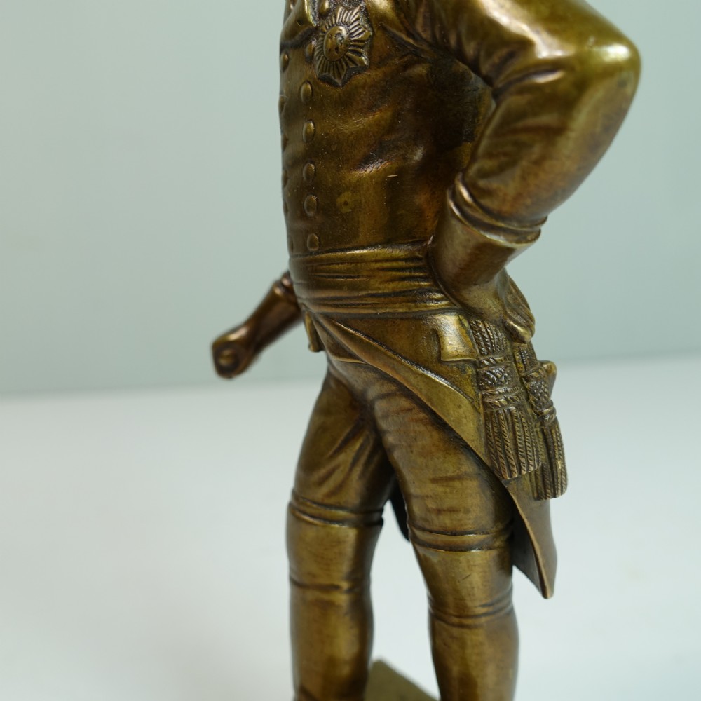 19TH C BRONZE OF FREDERICK THE GREAT, KING OF PRUSSIA View VI