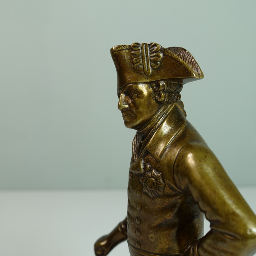 19TH C BRONZE OF FREDERICK THE GREAT, KING OF PRUSSIA View VII