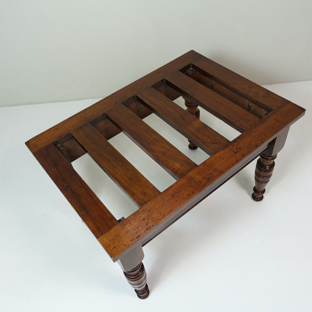 19TH C LUGGAGE STAND BY LAMB View II