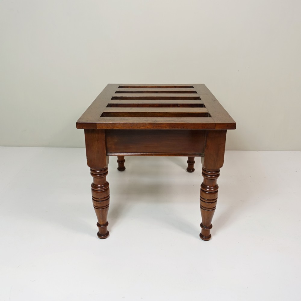 19TH C LUGGAGE STAND BY LAMB View IV