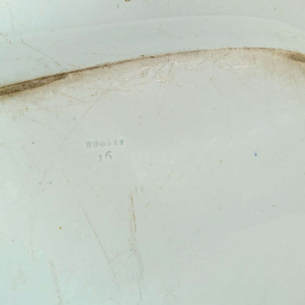 19TH C MEAT PLATE BY ROGERS View VI