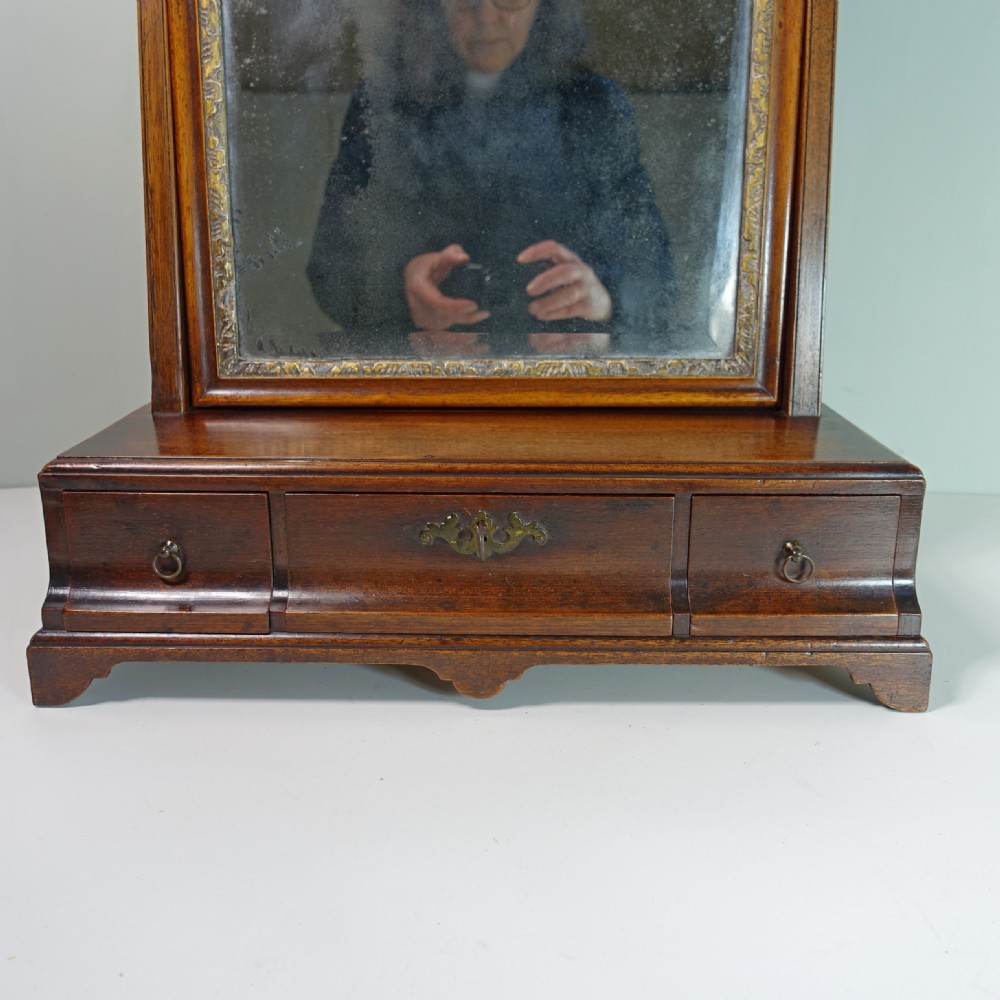 GEORGE III MAHOGANY DRESSING  MIRROR View III