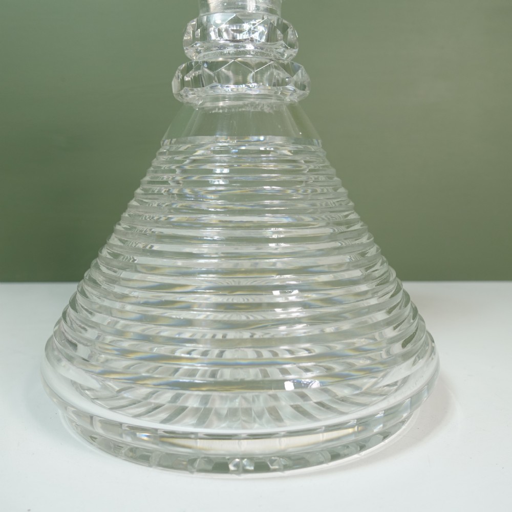 19TH C SHIPS DECANTER View II