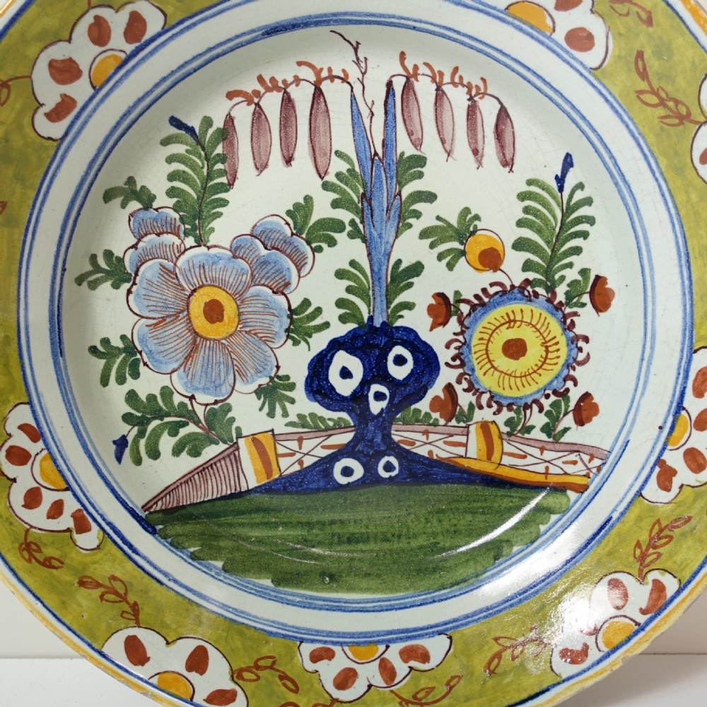 PAIR OF LARGE 18TH C DELFT BOWLS View IV