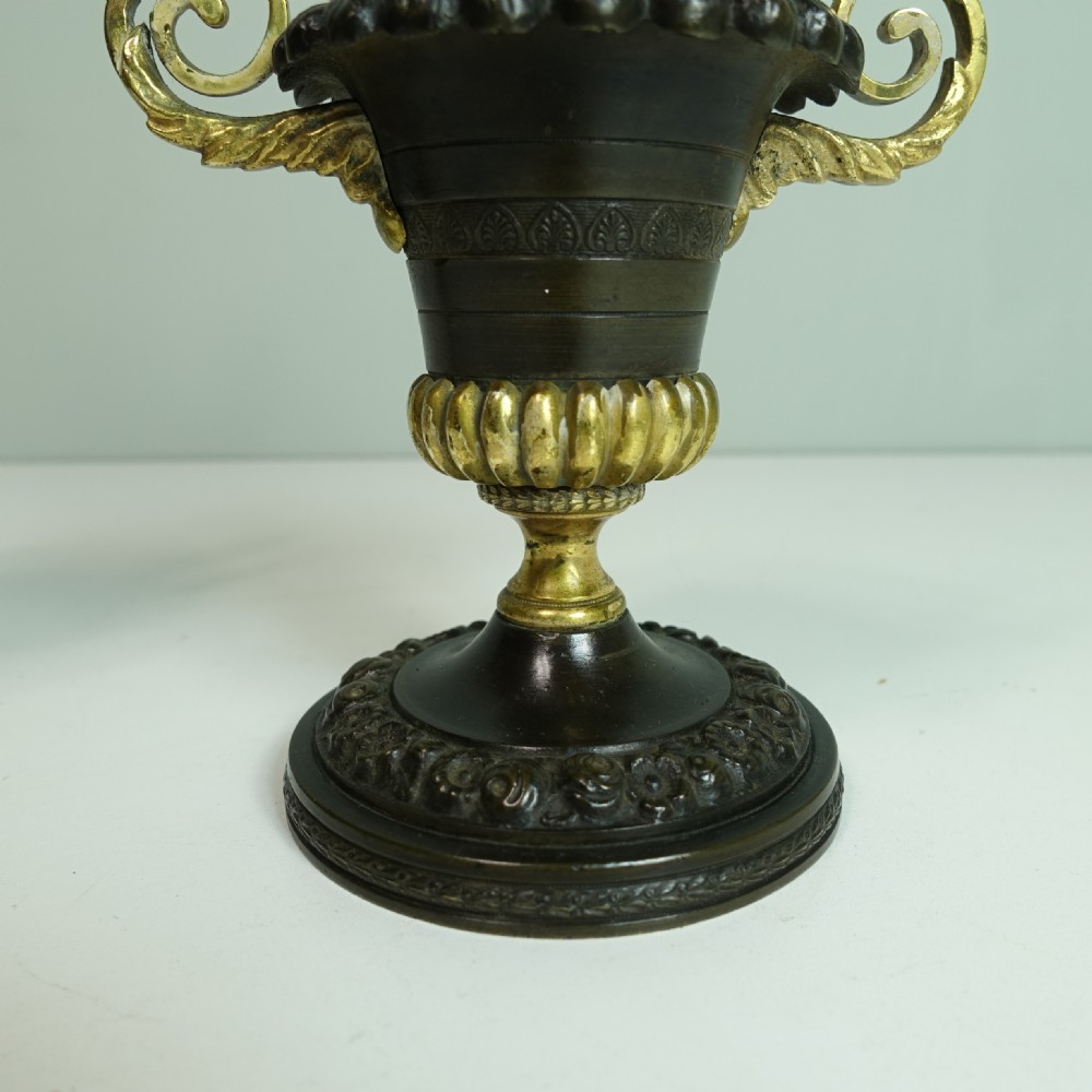 PAIR OF BRONZE & ORMOLU PASTILLE BURNERS View V