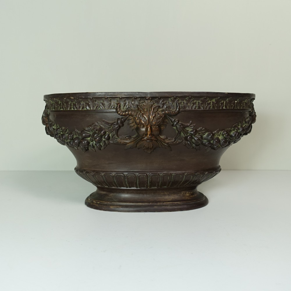 A 19TH C CLASSICAL TERRACOTTA PLANTER View III