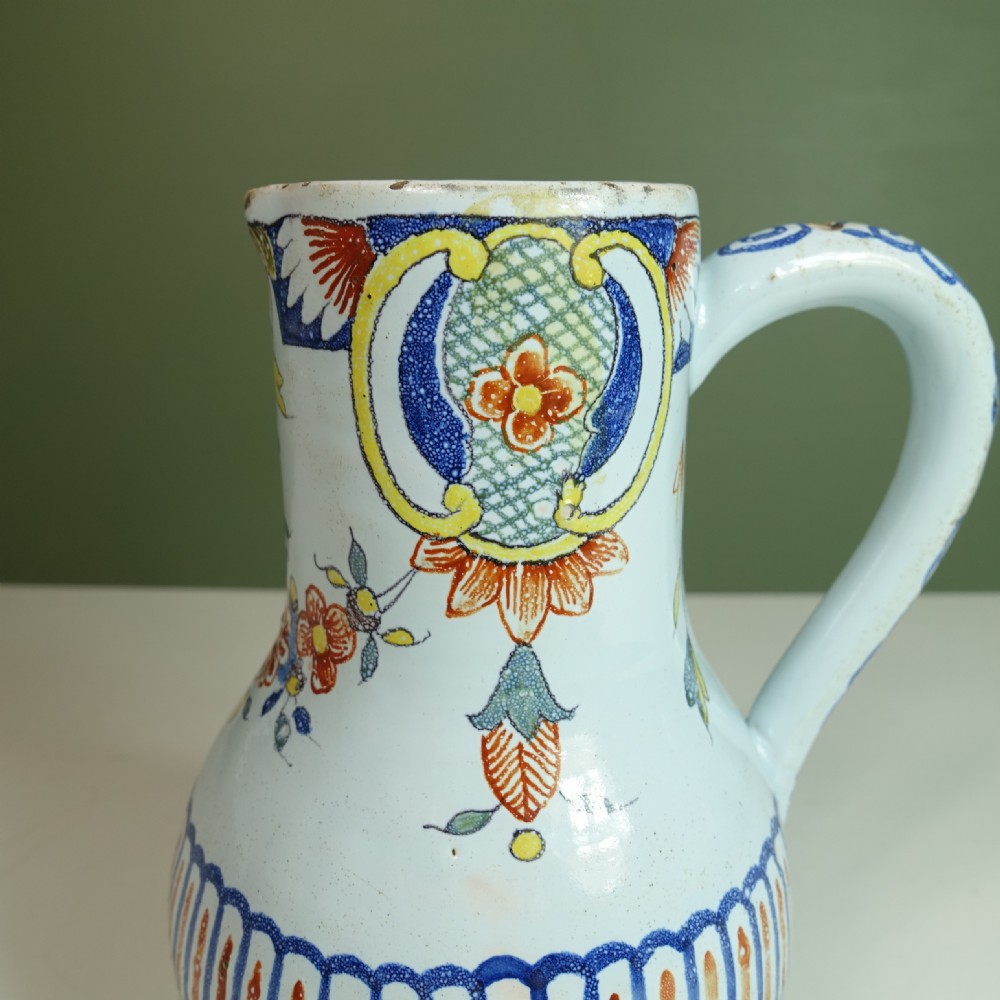 EARLY 19TH C POLYCHROME JUG View IV