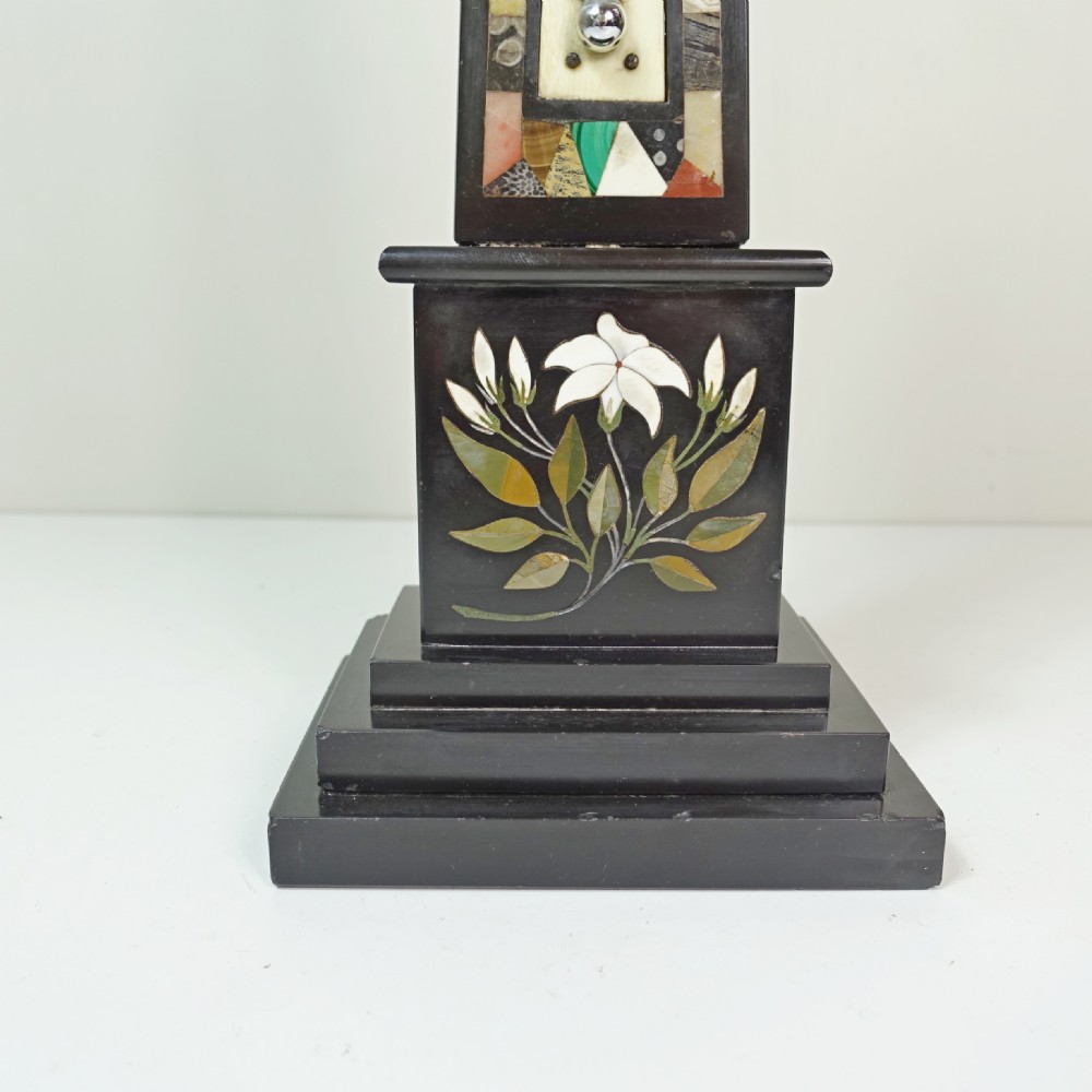 19TH C OBELISK THERMOMETER View II