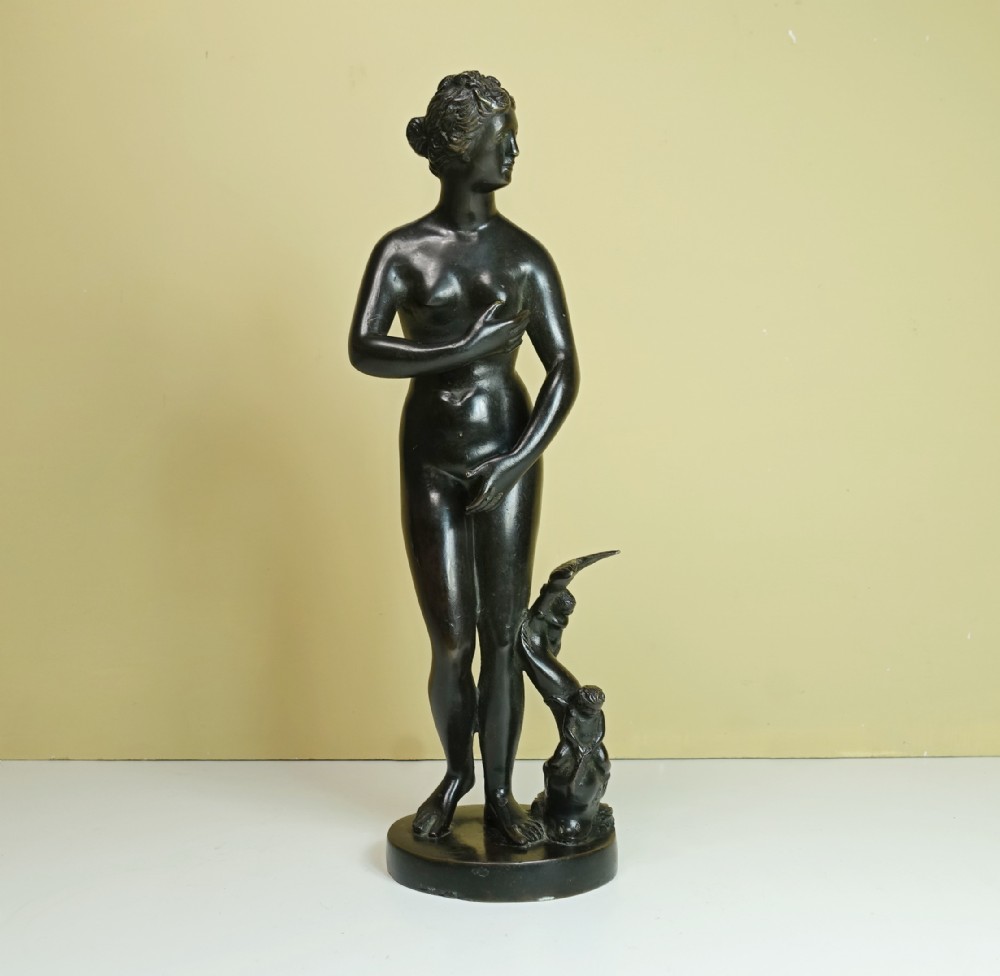 19TH C BRONZE OF THE GODDESS VENUS