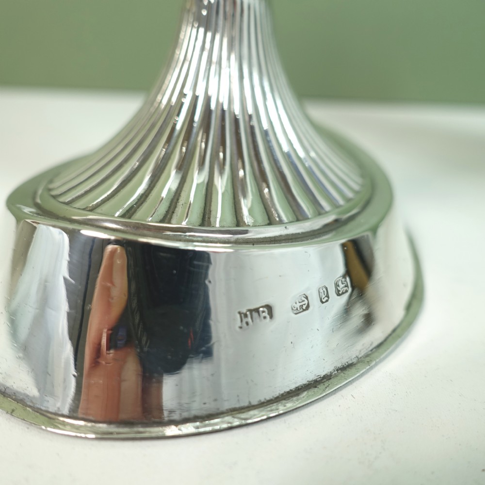 PAIR OF SILVER CANDLESTICKS, BIRMINGHAM 1898 View VIII