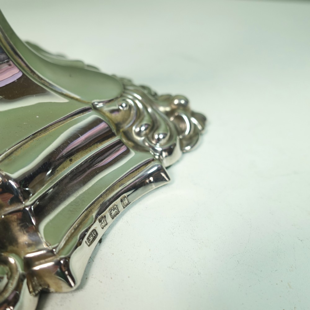 PAIR OF SILVER CANDLESTICKS, BIRMINGHAM 1905 View IV