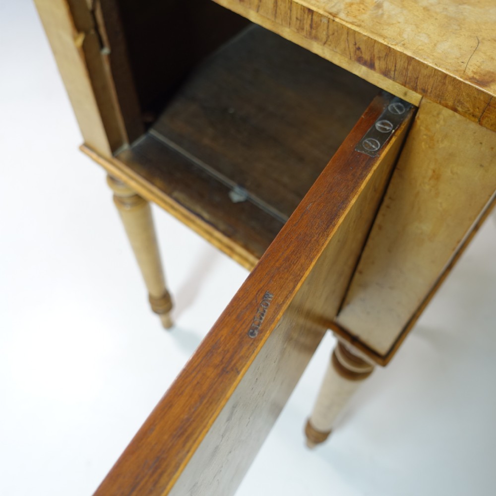 19TH C MAPLE SIDE CUPBOARD BY GILLOWS View VI