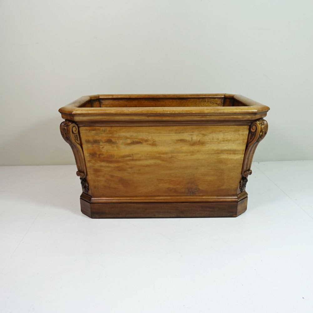 19TH C MAHOGANY WINE COOLER View VIII