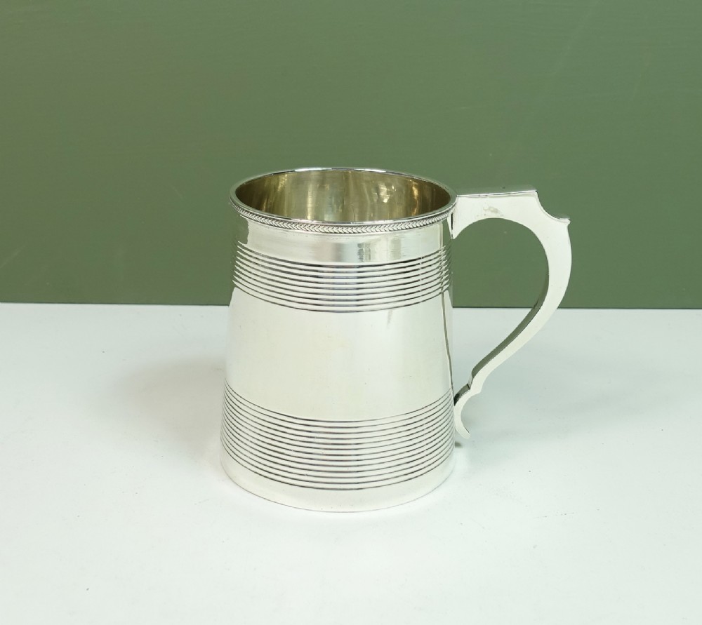 SOLID SILVER MUG, LONDON 1814