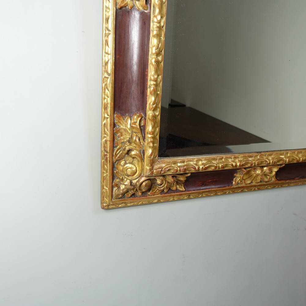 19TH C GILT & DECORATED MIRROR View III