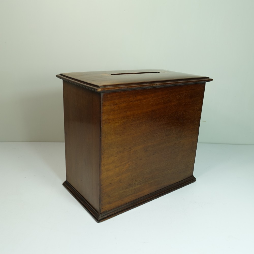 19TH C STATIONERY CABINET, POST BOX View IV