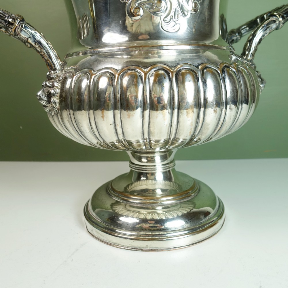 19TH C SILVER PLATED WINE COOLER View IV