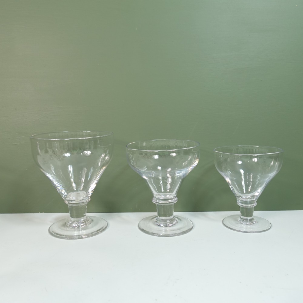 COMPLETE SET OF 19TH C GLASSES View IV