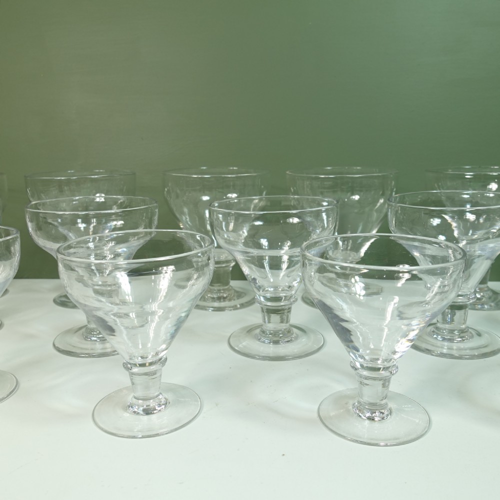 COMPLETE SET OF 19TH C GLASSES View V