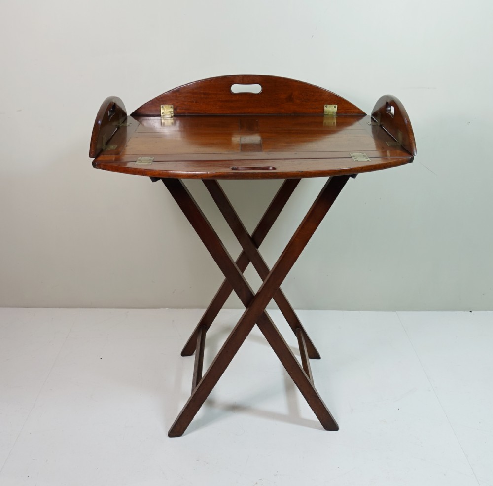 GEORGE III MAHOGANY BUTLERS TRAY