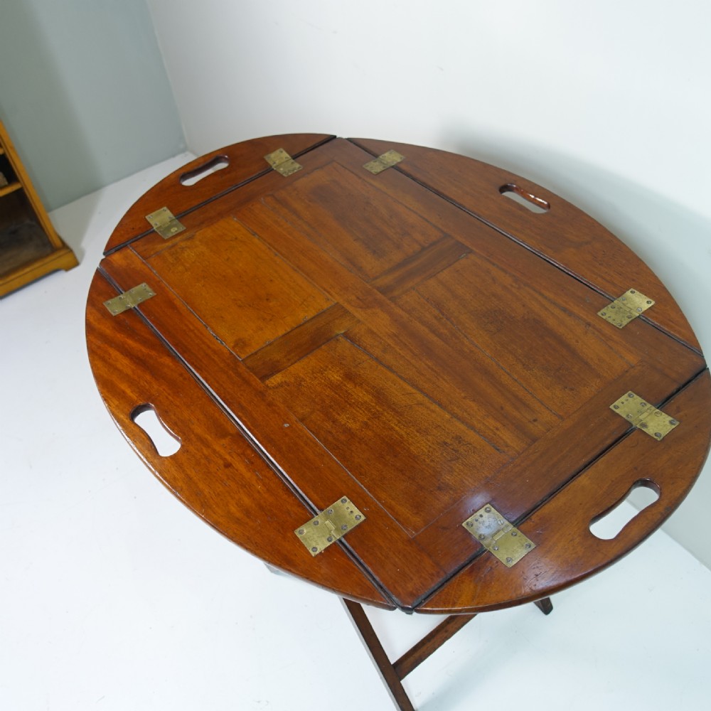 GEORGE III MAHOGANY BUTLERS TRAY View IV