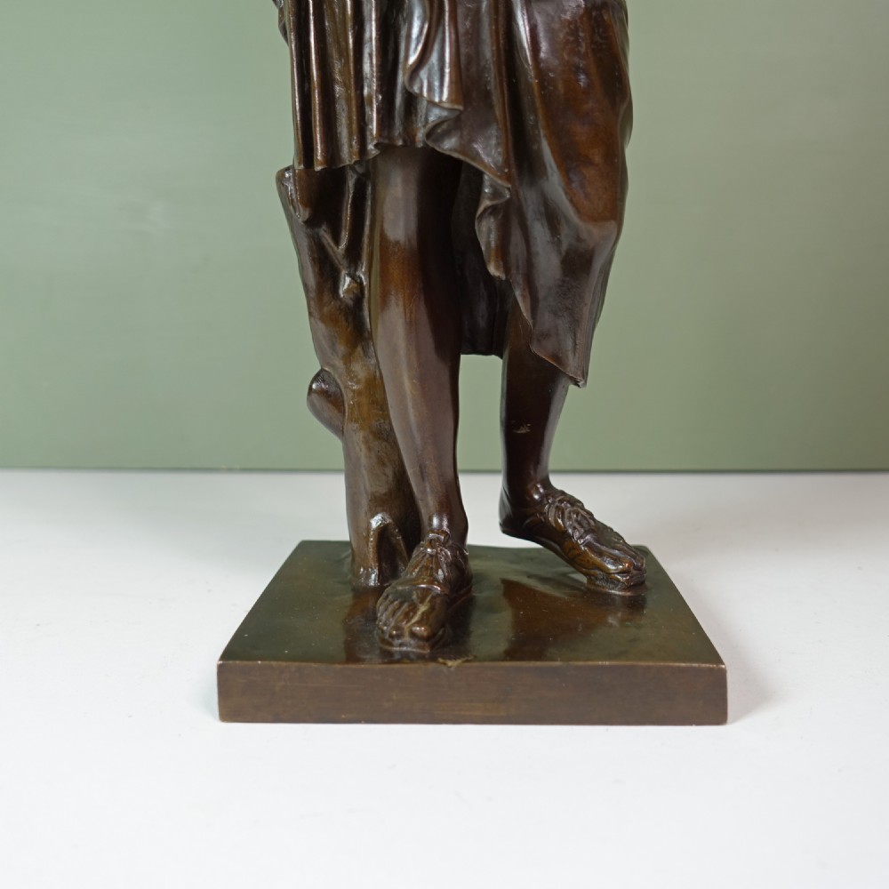 19TH C BRONZE FIGURE OF DIANA DE GABIES View VI