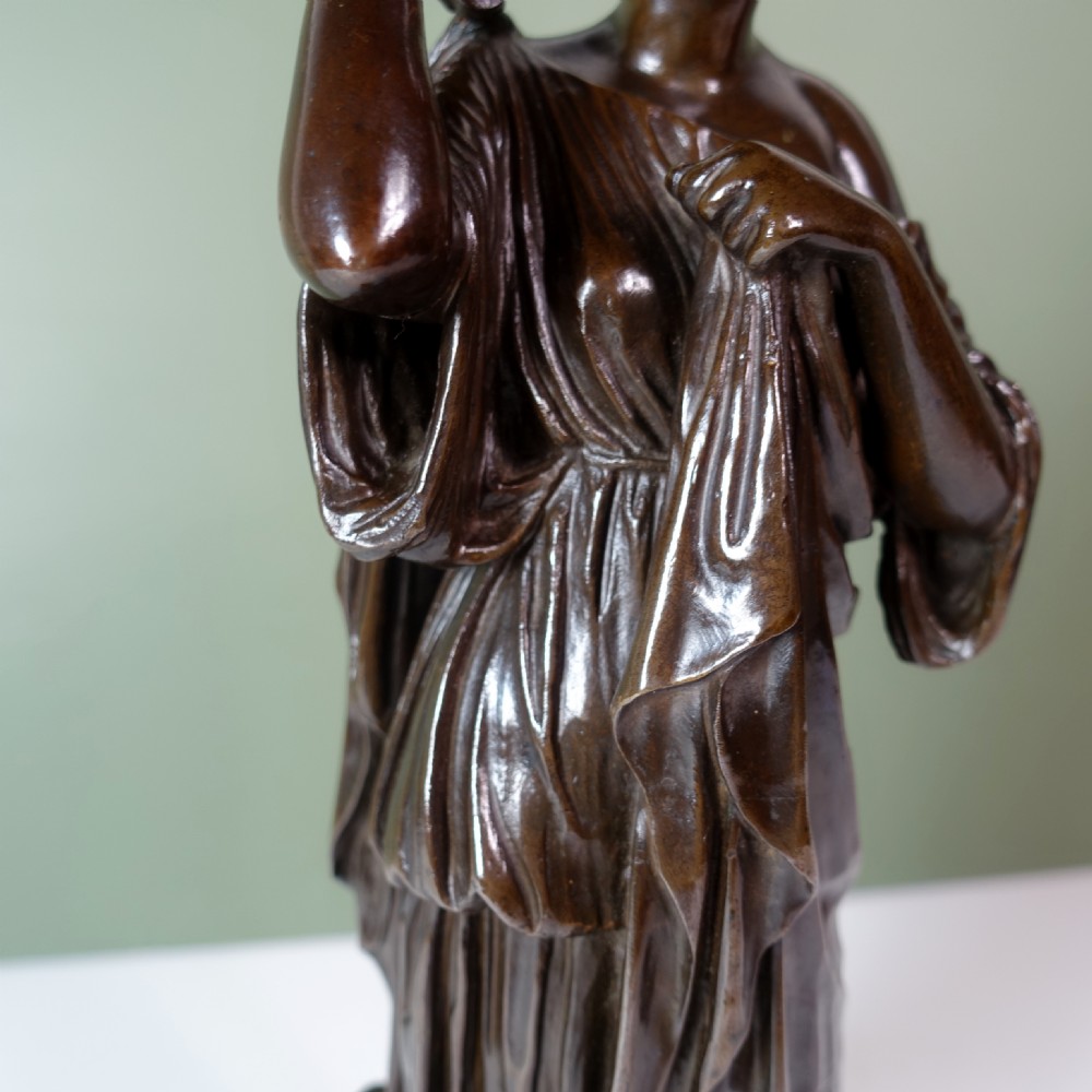 19TH C BRONZE FIGURE OF DIANA DE GABIES View VII
