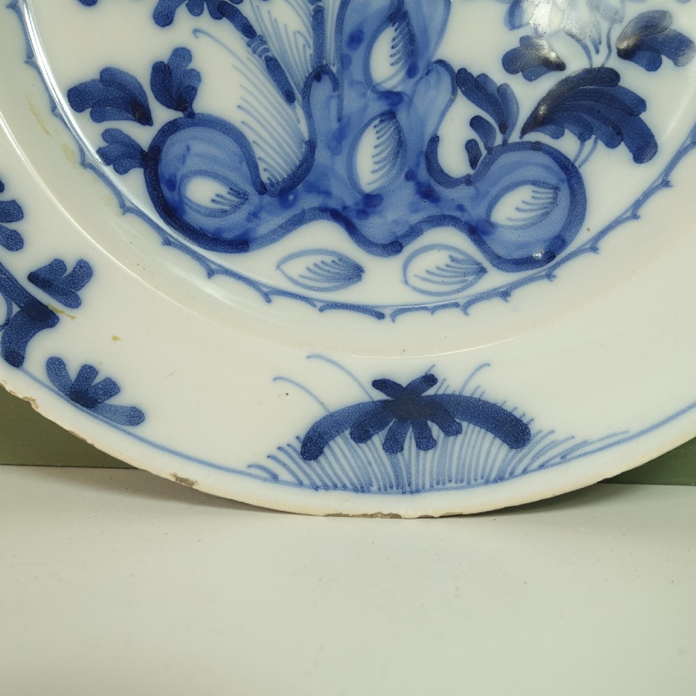 PAIR OF 18TH C DELFT PLATES View V