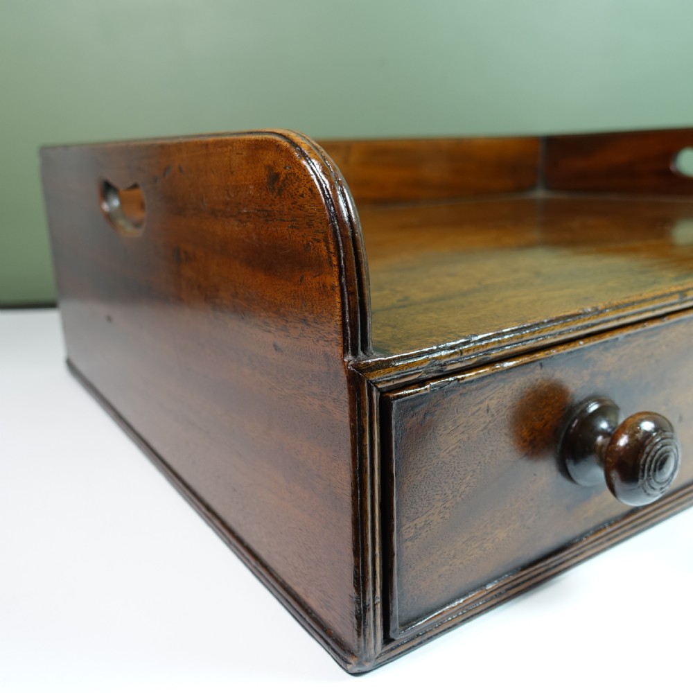 UNUSUAL 19TH C BUTLERS / BOOK TRAY View II