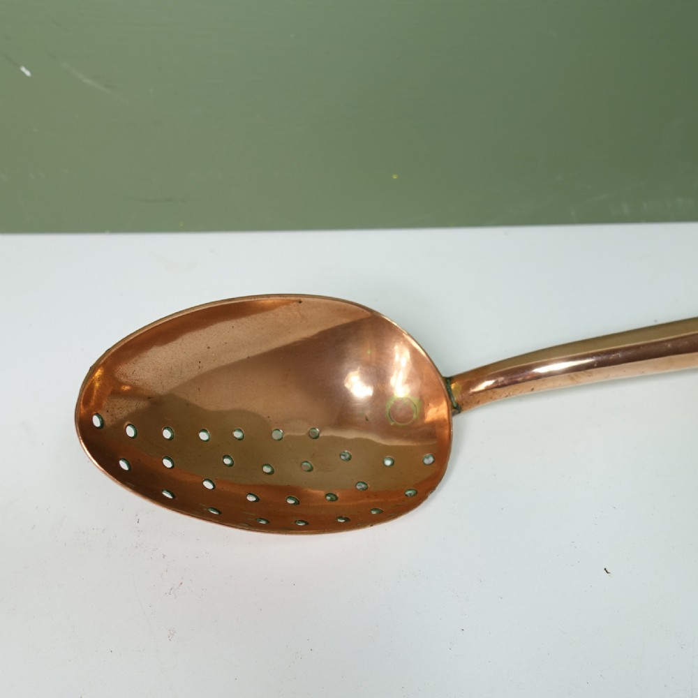 LARGE 19TH C STRAINING SPOON View III