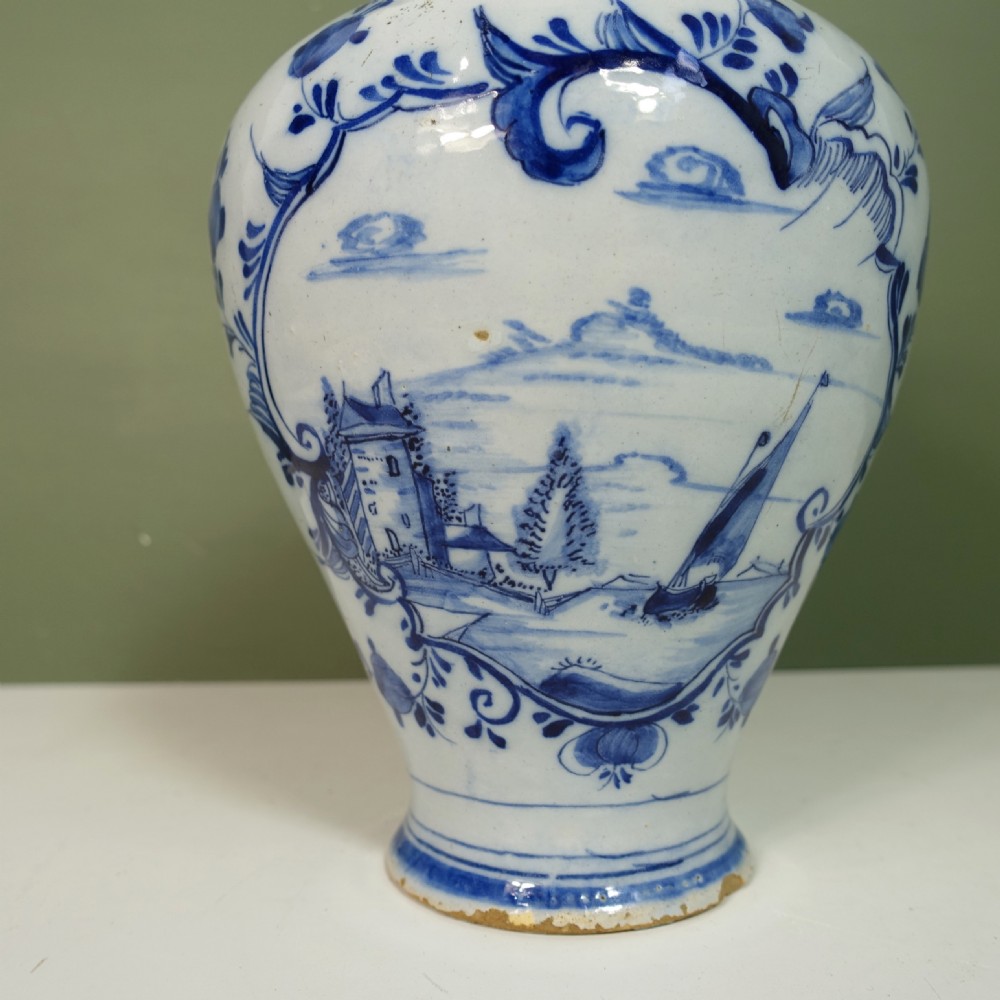 18TH C DELFT VASE View III