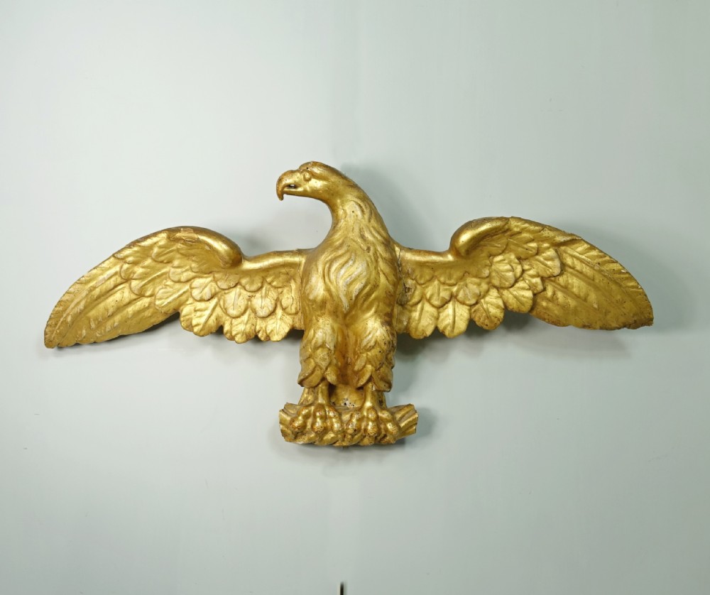 18TH C GILT EAGLE
