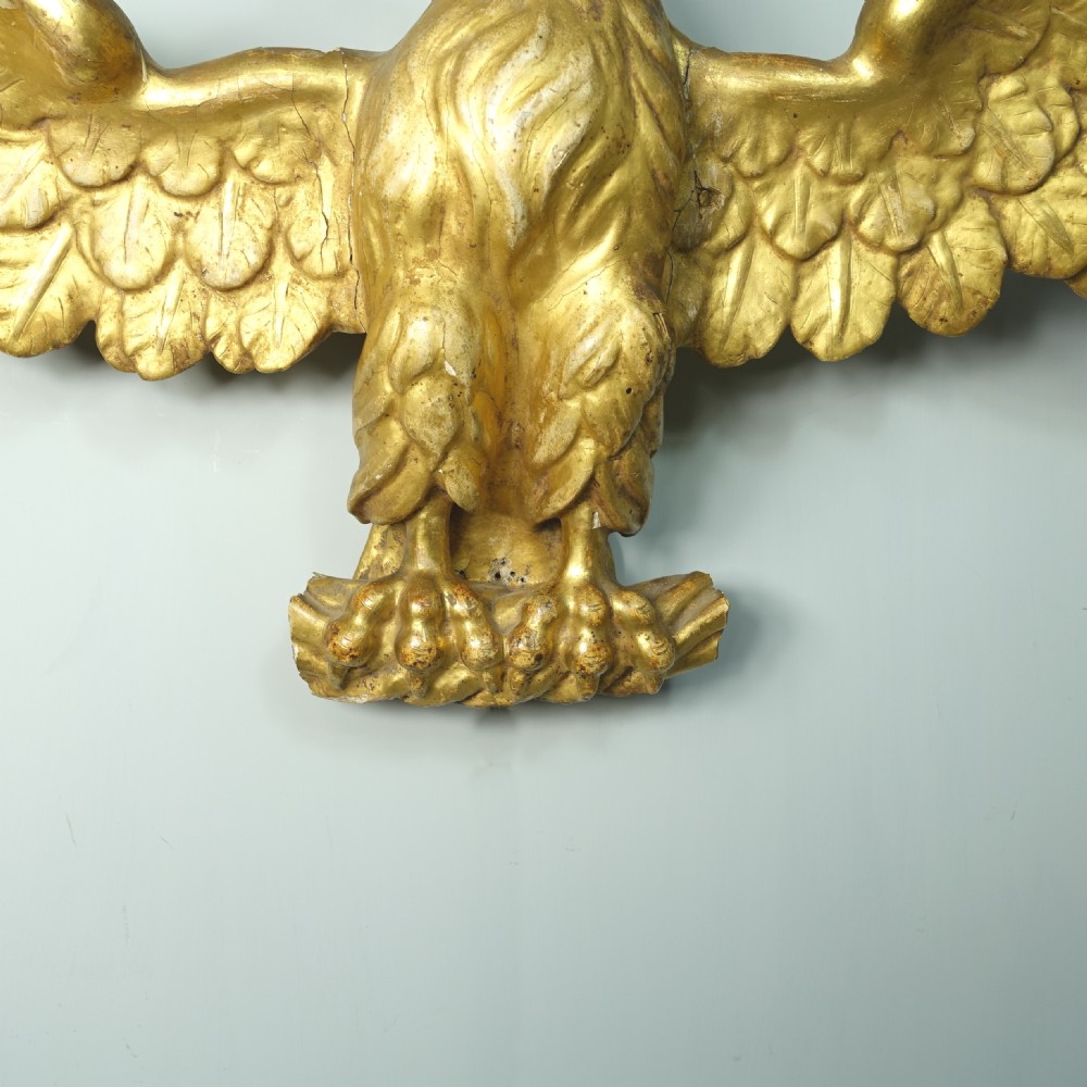 18TH C GILT EAGLE View V