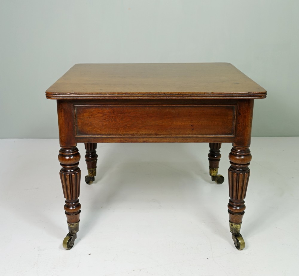 EARLY 19TH C MAHOGANY LOW TABLE