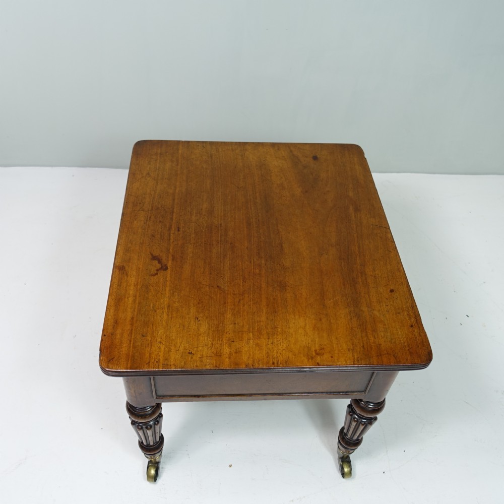 EARLY 19TH C MAHOGANY LOW TABLE View II