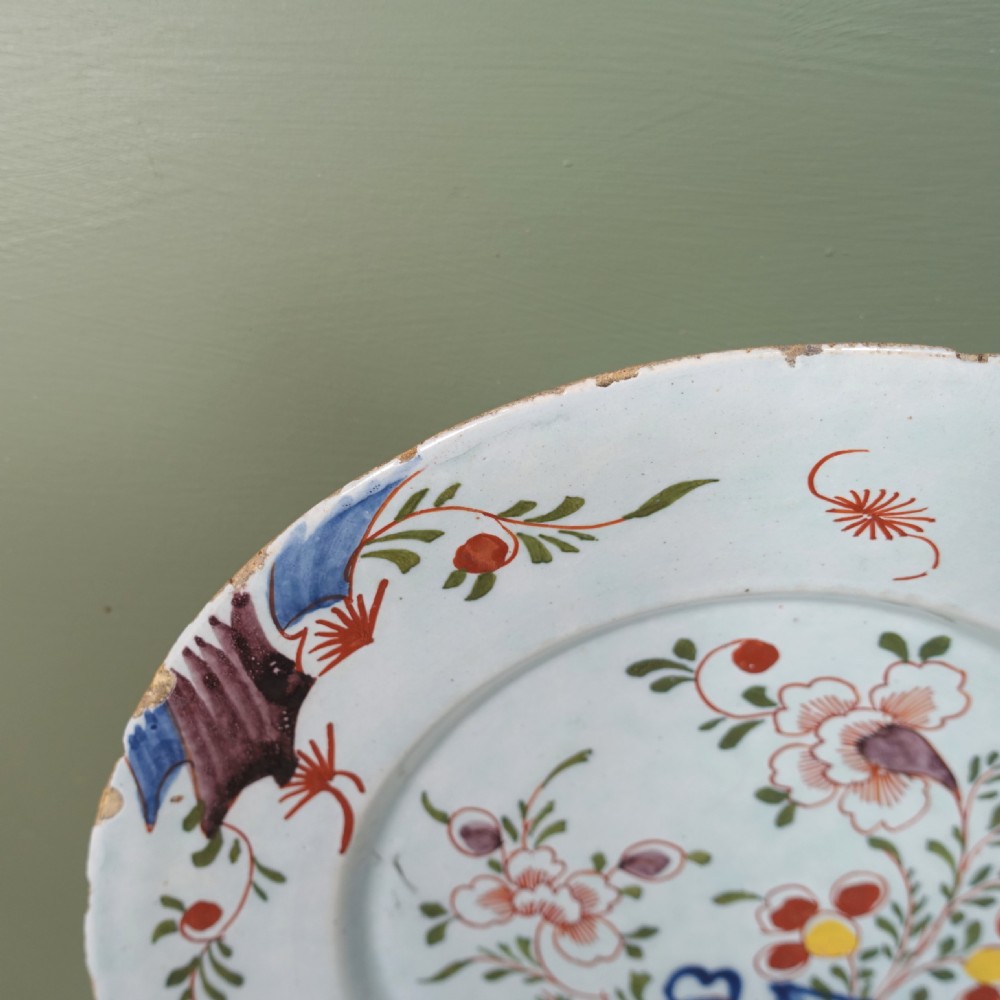 18TH C DELFT PLATE View III