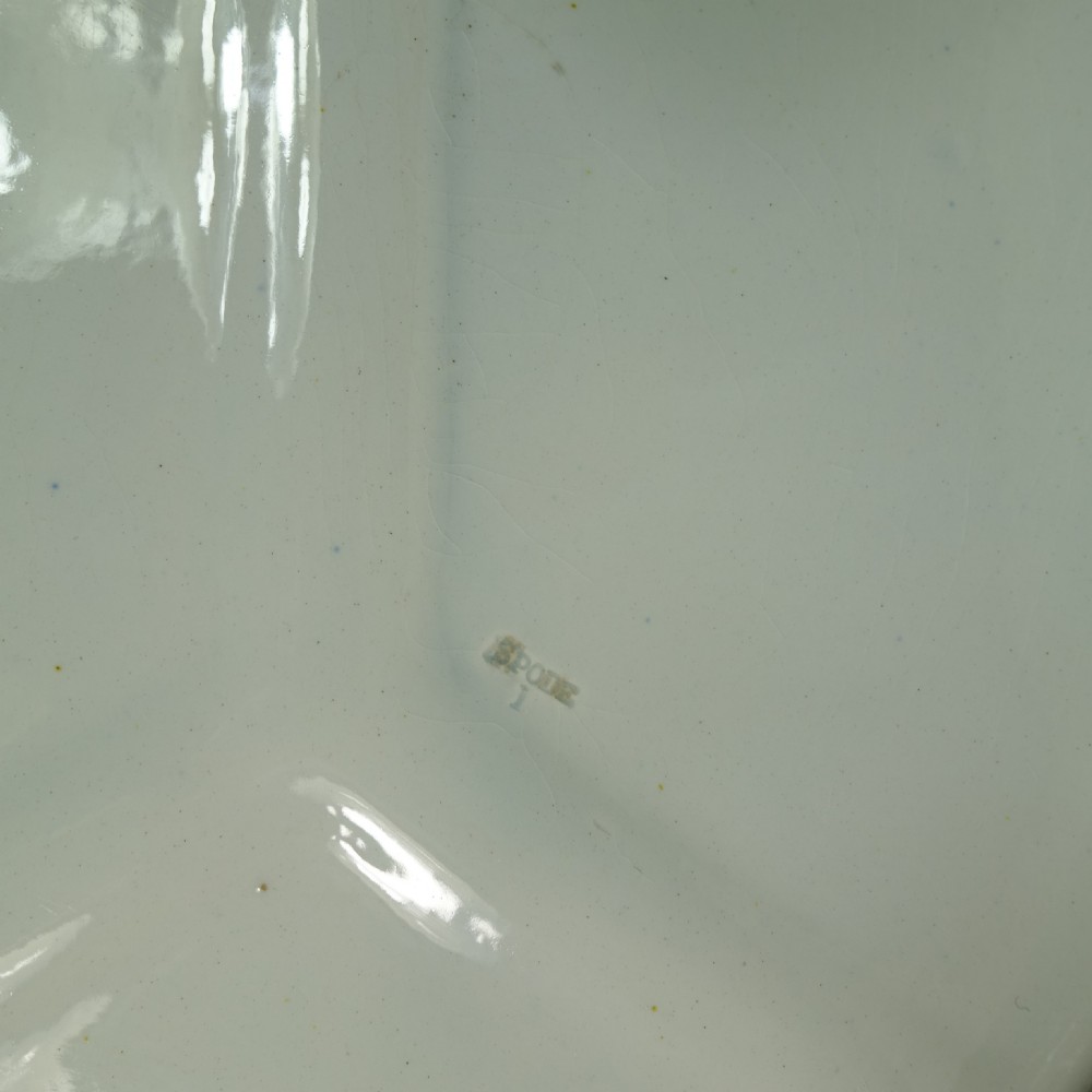 LARGE 19TH C SPODE MEAT PLATE View VII