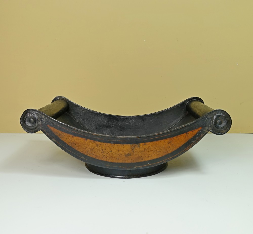 19TH C TOLE CHEESE COASTER
