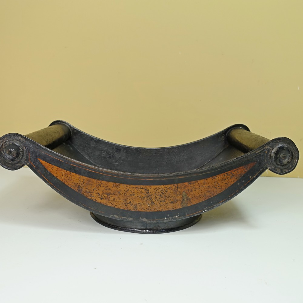 19TH C TOLE CHEESE COASTER View III