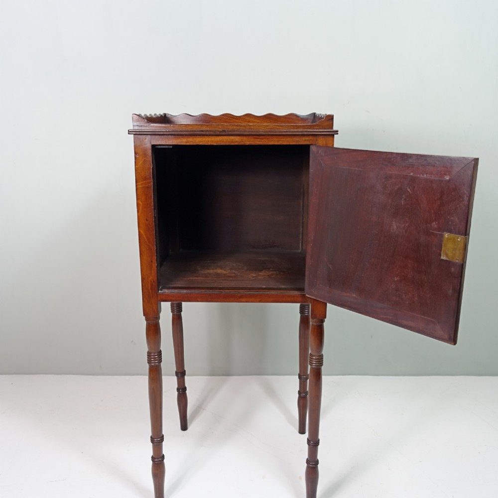 18TH C MAHOGANY POT / SIDE CUPBOARD View VI