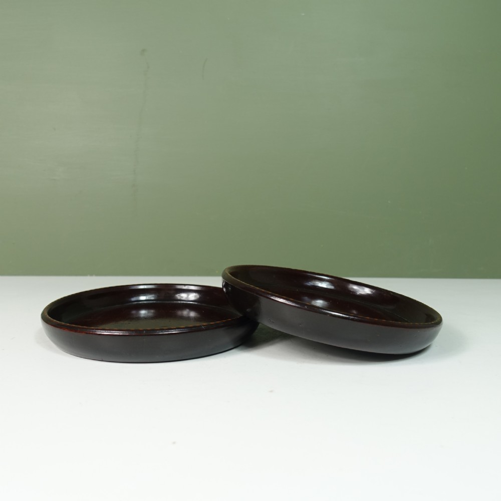 PAIR OF 18TH C MAHOGANY COASTERS View III